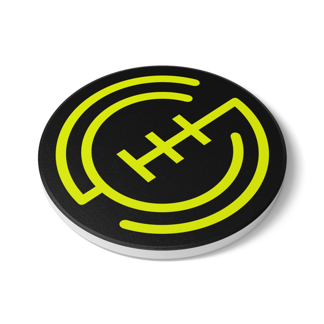 Ceramic Coaster Set (Black/Yellow)