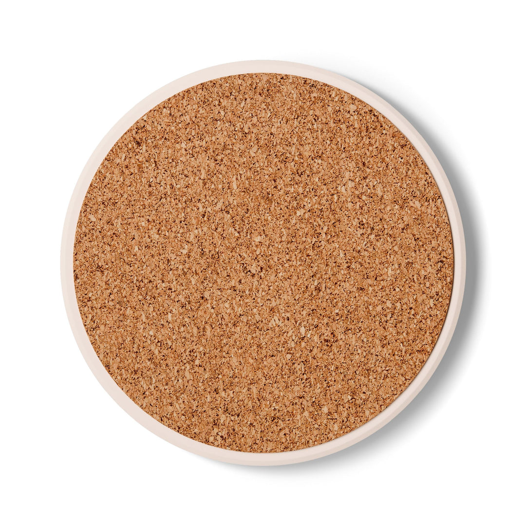 Ceramic Coaster Set (Black/Yellow)