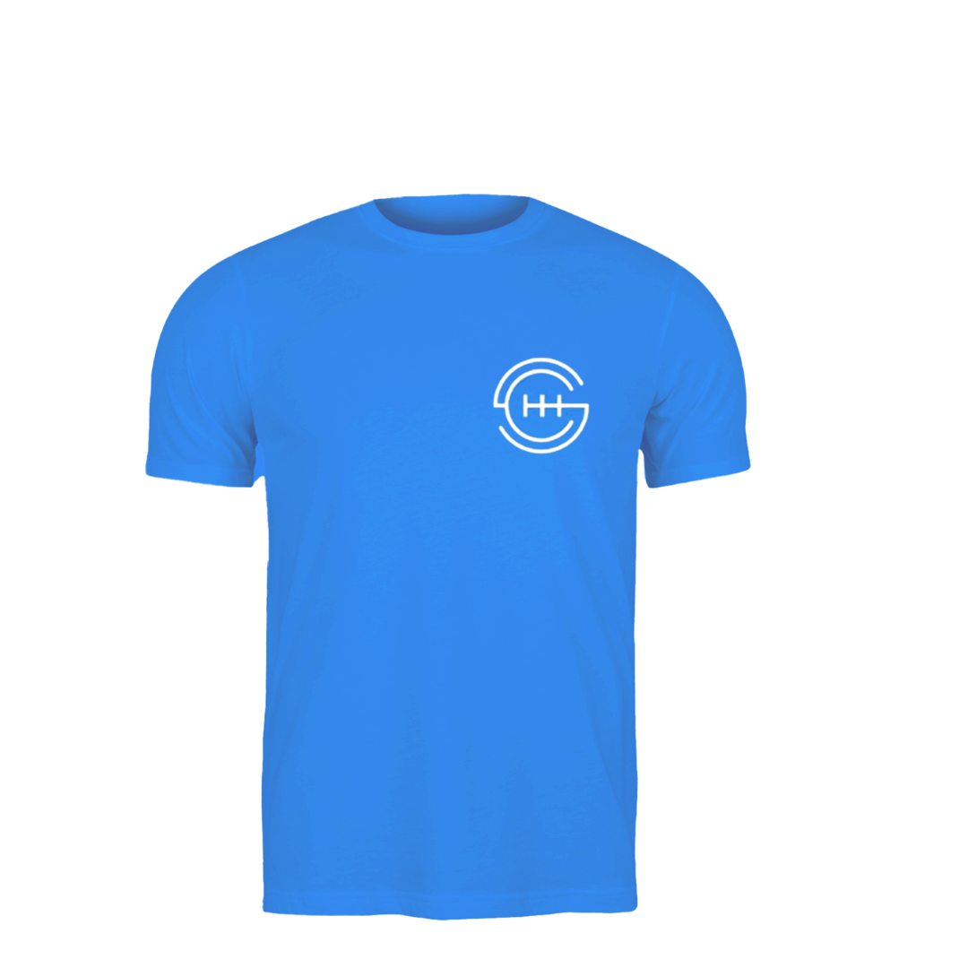 Men's Classic SC Logo Short Sleeve T-Shirt- Blue