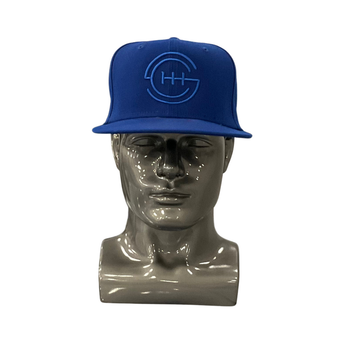 Dark Blue SC Logo And Dark Blue Flat Bill Hat