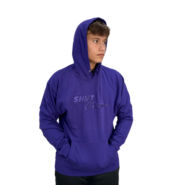 Shift Culture Dark Purple Hoodie