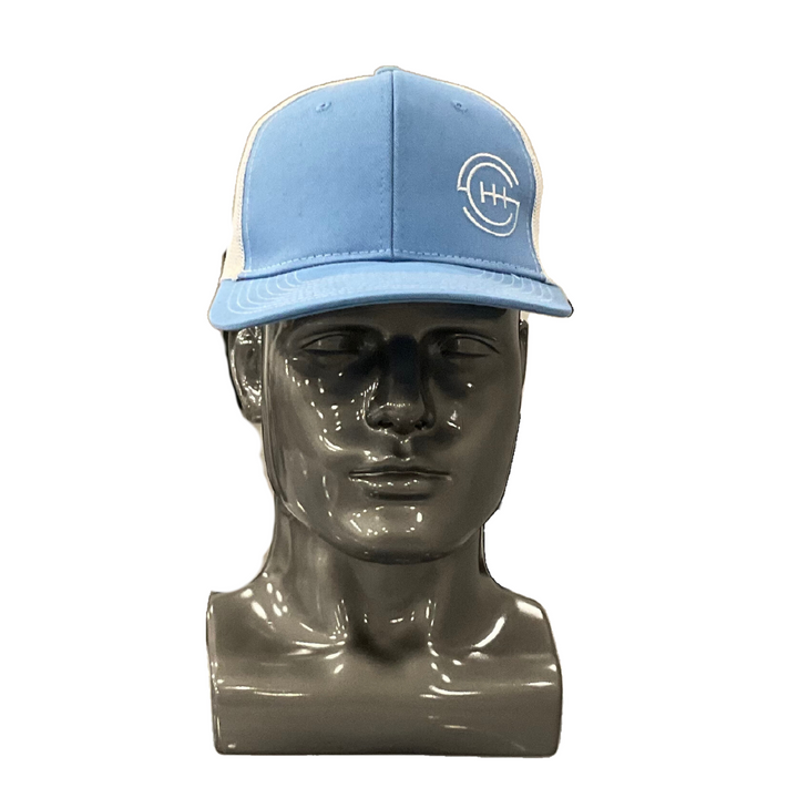 Light Blue (Front) and White Mesh (Back) Shift Culture Slight Curve (Hat)