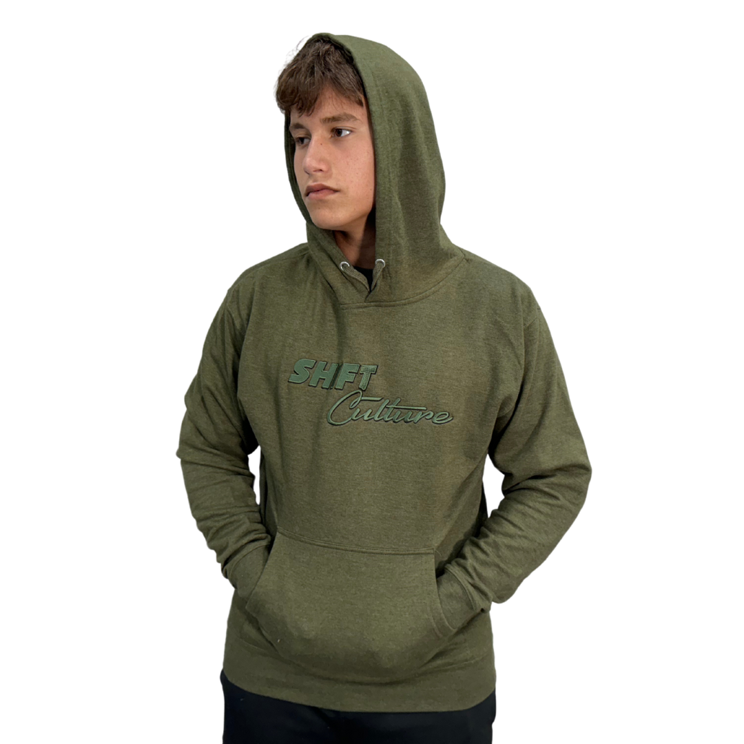 Shift Culture Forest Green Hoodie