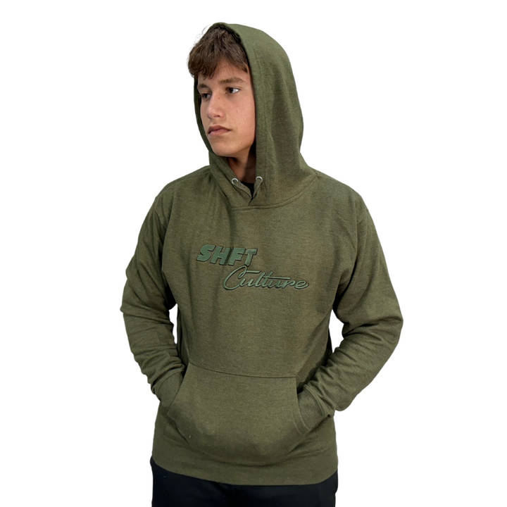 Shift Culture Forest Green Hoodie