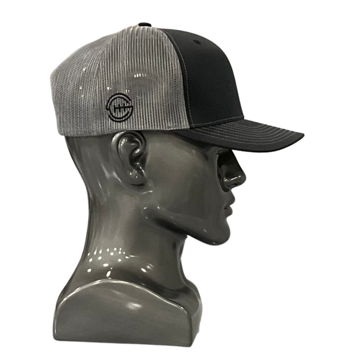 Black (Front) and Grey Mesh (Back) Shift Culture Slight Curve(Hat)