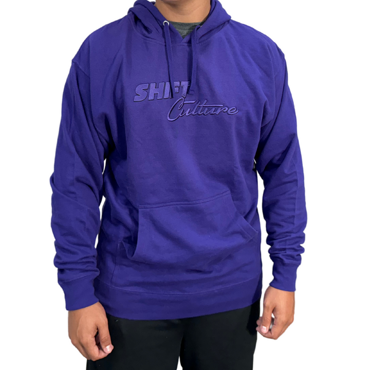 Shift Culture Dark Purple Hoodie