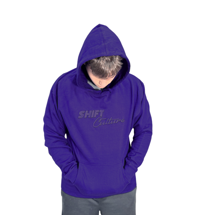 Shift Culture Dark Purple Hoodie