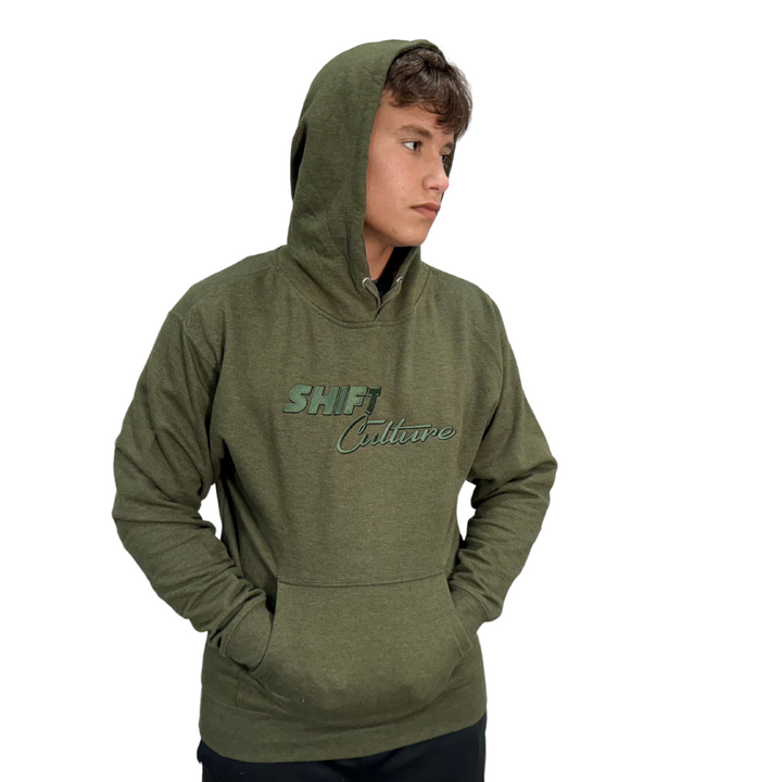 Shift Culture Forest Green Hoodie