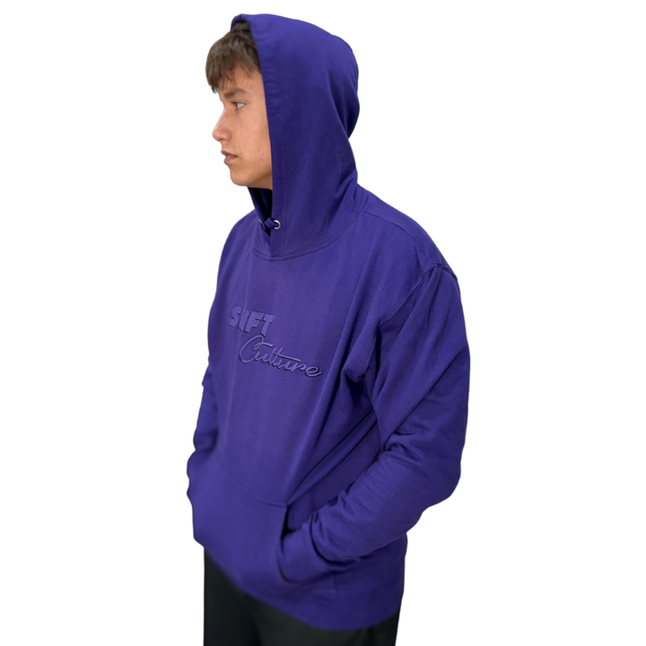 Shift Culture Dark Purple Hoodie