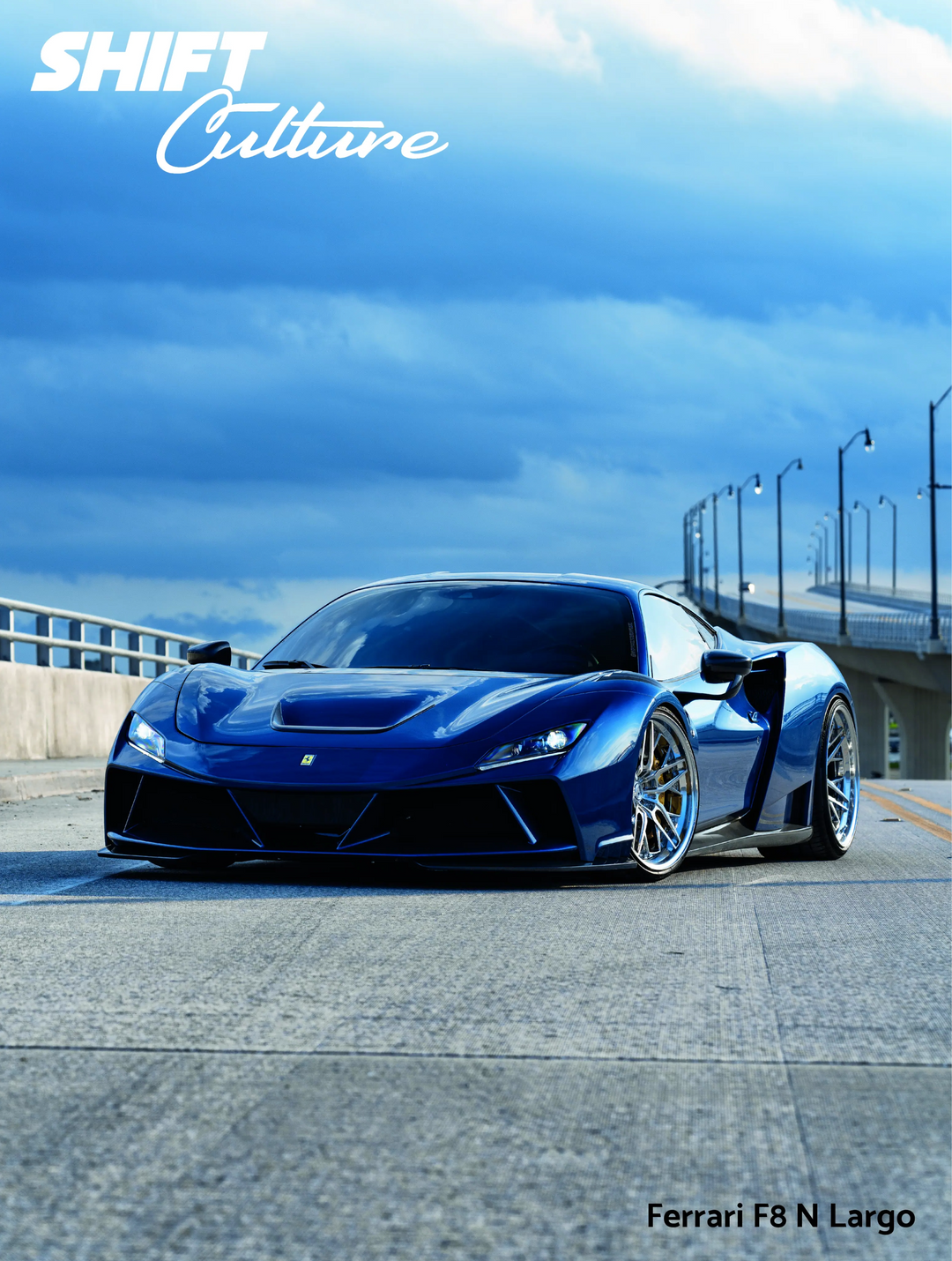 Ferrari F8 N-Largo - Shift Culture Poster + Giveaway Entry